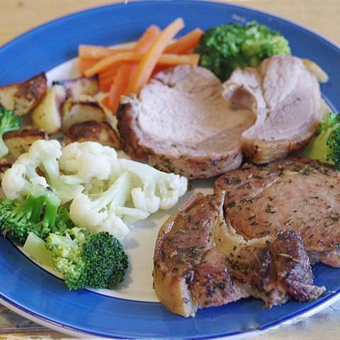 Cách làm thăn heo đút lò