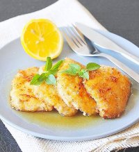 Thăn lợn chiên xù xốt chanh tươi