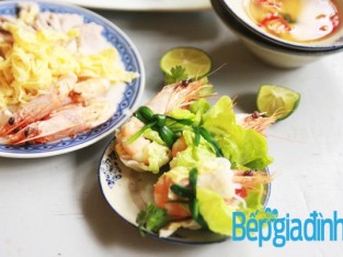 Thang cuốn tôm thịt