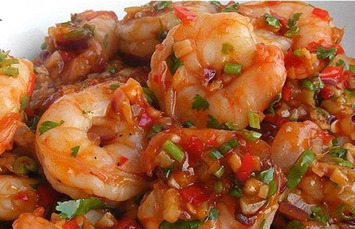 Thanh lọc cơ thể với tôm nhồi cải chíp đẹp mắt