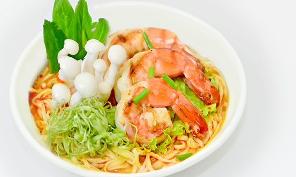 Thanh lọc cơ thể với tôm nhồi cải chíp đẹp mắt