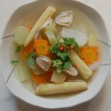 Thanh mát, ngon cơm với món canh thập cẩm củ quả chay