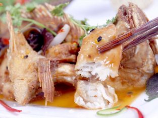 Thành viên vào Bếp: Cá Diêu hồng sốt chanh dây