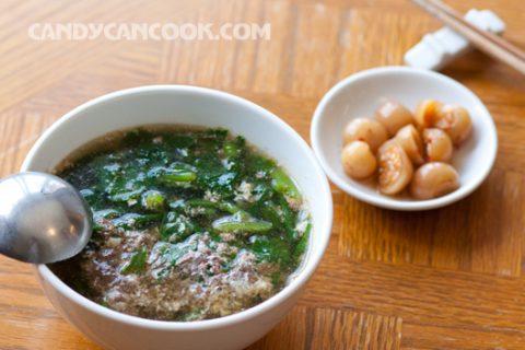 Thành viên vào Bếp: Canh cua mùng tơi