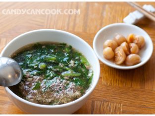 Thành viên vào Bếp: Canh cua mùng tơi