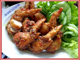 Thành viên vào Bếp: Cánh gà nhồi thịt sốt nước mắm