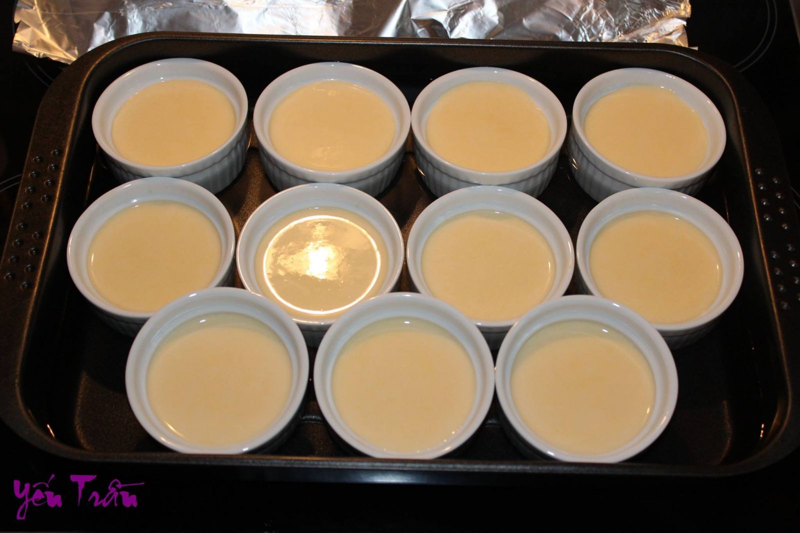 Thành viên vào Bếp: Công thức làm bánh flan mịn màng