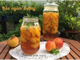 Thành viên vào Bếp: Đào ngâm nước đường