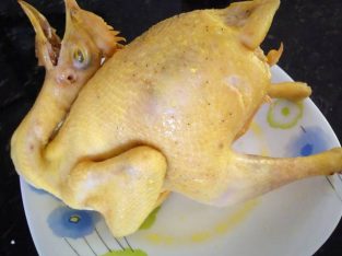 Thành viên vào bếp: Gà hấp muối, sả