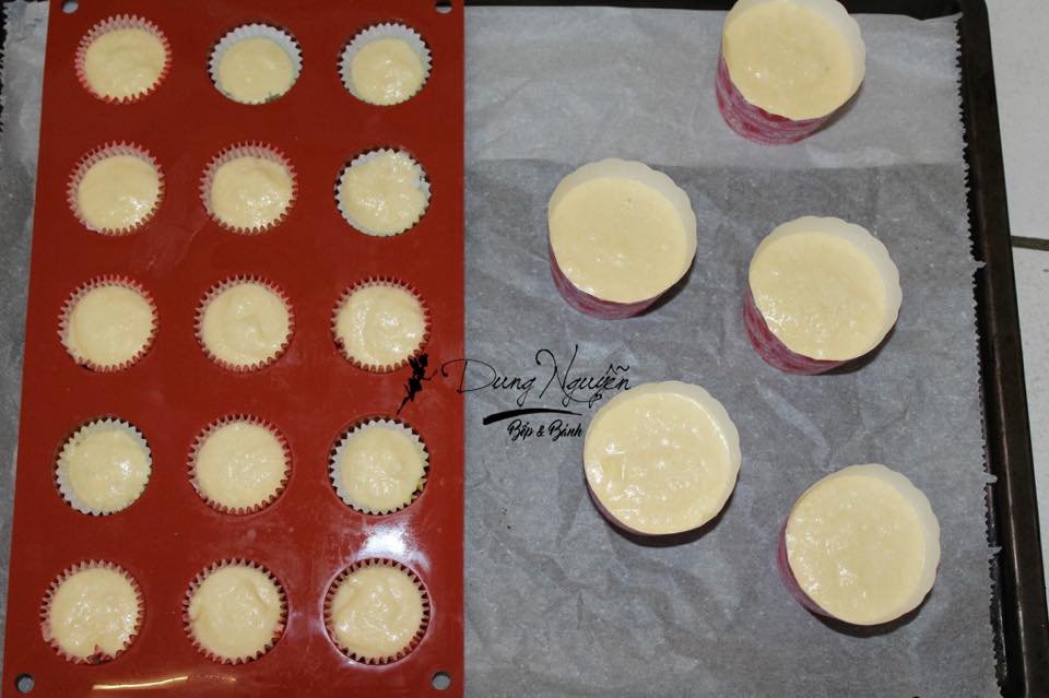 Thành viên vào Bếp: Nướng Pina Colada Muffins xinh xắn