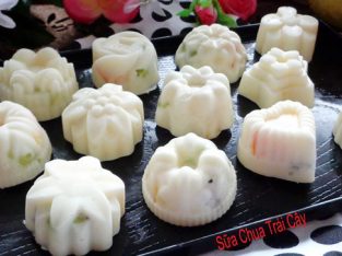 Thành viên vào Bếp: Sữa chua trái cây cho bé