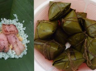 Thành viên vào Bếp: Tự gói bánh ú nóng hổi