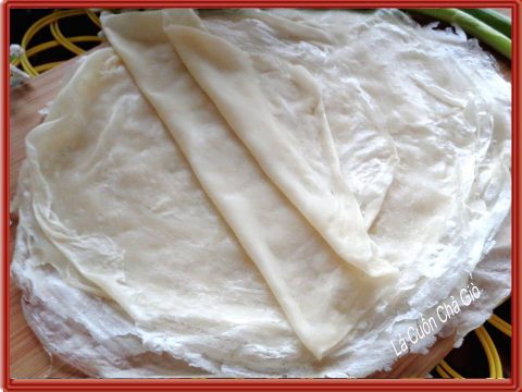 Thành viên vào Bếp: Tự làm bánh tráng cuốn chả giò