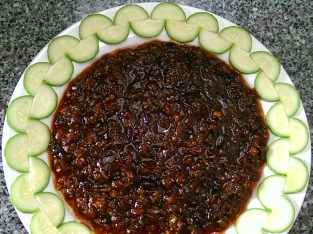 Thành viên vào bếp: Tương hột xào sả