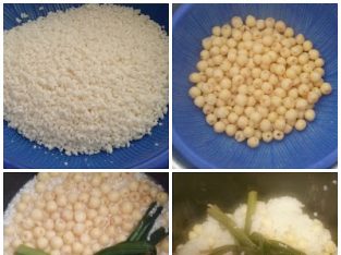 Thành viên vào Bếp: Xôi hạt sen dẻo thơm