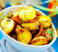 Thêm năng lượng với khoai chiên thịt xông khói