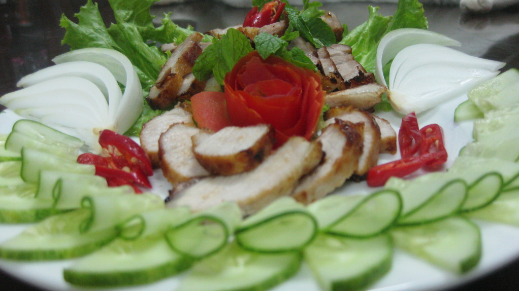 Thịt ba chỉ áp chảo