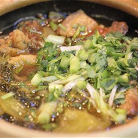 Cách làm thịt ba chỉ kho dưa cải chua