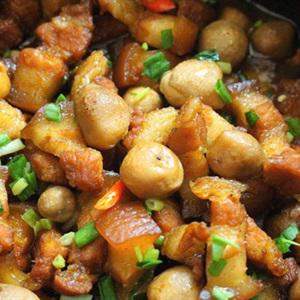 Cách làm thịt ba chỉ kho nấm