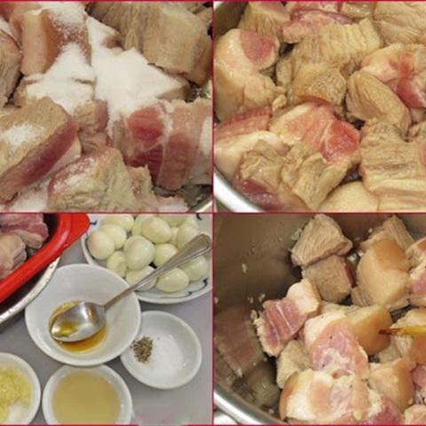 Cách làm thịt ba chỉ kho trứng