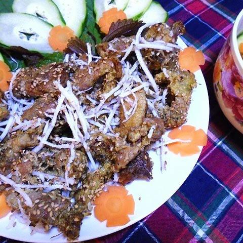 Cách làm thịt ba chỉ nướng sả