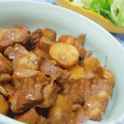 Cách làm thịt ba chỉ om khoai sọ