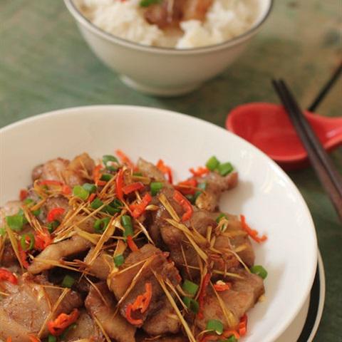 Cách làm thịt ba chỉ rang