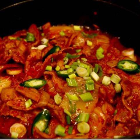 Cách làm thịt ba chỉ sốt kim chi