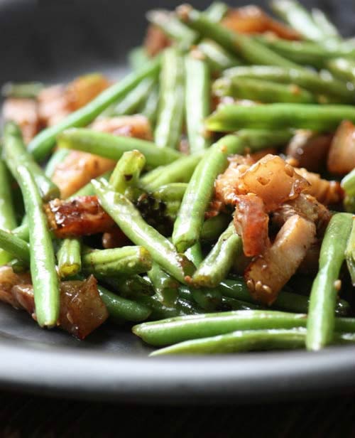 Thịt ba chỉ xào đậu que