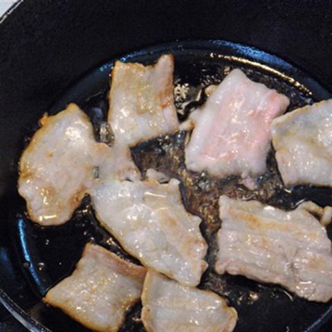 Cách làm thịt ba chỉ xào kim chi