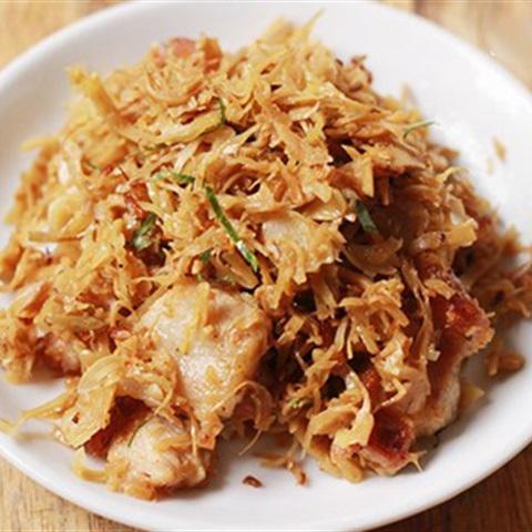 Cách làm thịt ba chỉ xào sơ mít