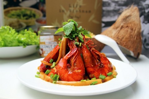 Thịt ba rọi cuộn nấm