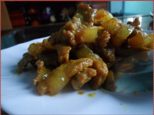 Thịt ba rọi kho sữa tươi