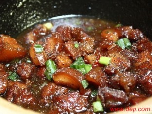 Thịt ba rọi kho tiêu