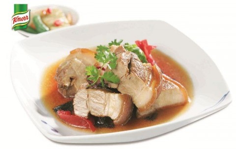 Thịt ba rọi kho xí muội
