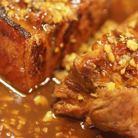 Cách làm thịt ba rọi sốt tương