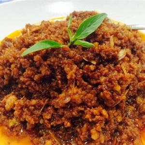 Cách làm thịt bằm chưng mắm tép