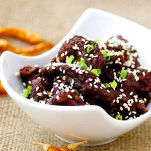 Cách làm thịt bò cay tẩm mè