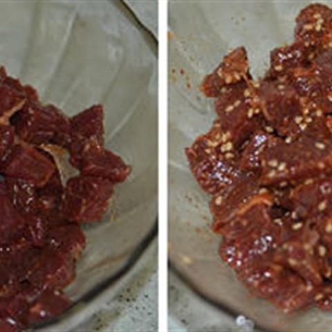 Cách làm thịt bò chiên tẩm mè
