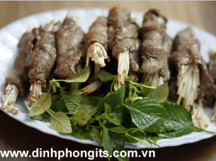 Thịt bò cuốn kim châm