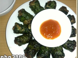 Thịt bò cuốn lá lốt