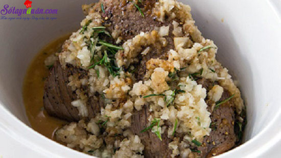 Thịt bò kho khoai lang kiểu ý ngon tuyệt