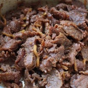 Cách làm thịt bò rim gừng
