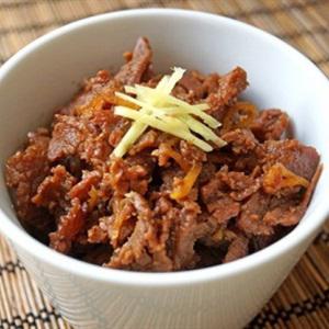 Cách làm thịt bò rim gừng
