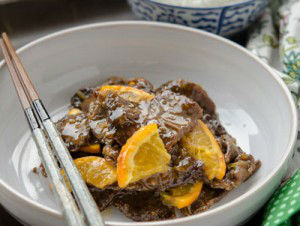 Thịt bò sốt cam ngon cơm