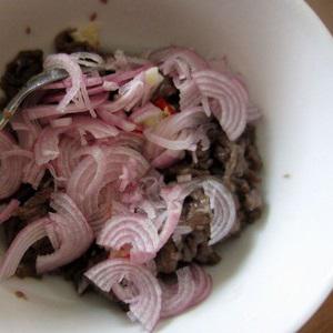 Cách làm thịt bò tái chanh