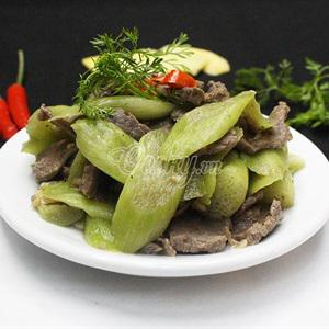 Cách làm thịt bò xào bạc hà