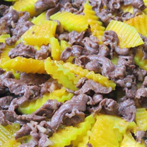 Cách làm thịt bò xào bí đỏ