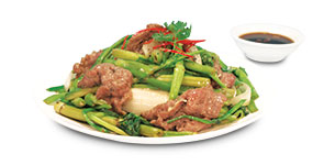 Thịt bò xào cần nước