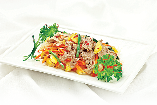 Thịt bò xào kiểu Hàn Quốc